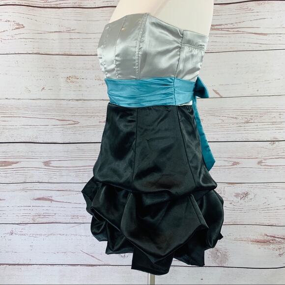 Speechless black silver teal balloon hem pickups - Picture 5 of 11